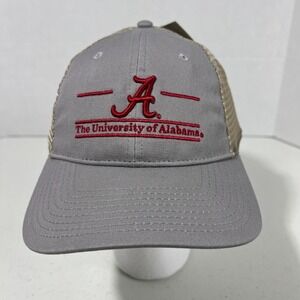 The Game Unisex OS Gray University‎ Of Alabama Alabama Split Bar Trucker Hat NWT
